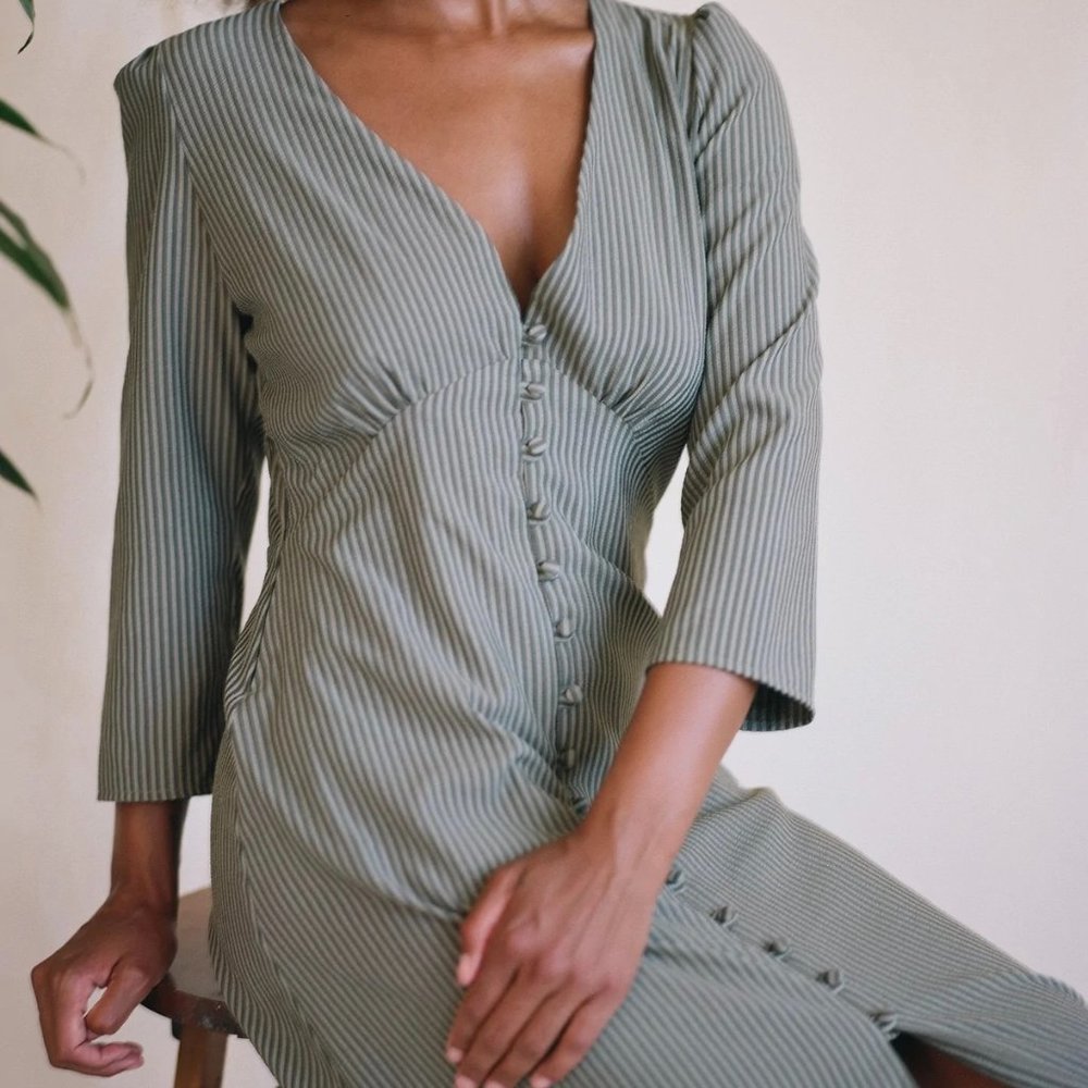 Taiyo Kiera Dress in Sencha Stripe